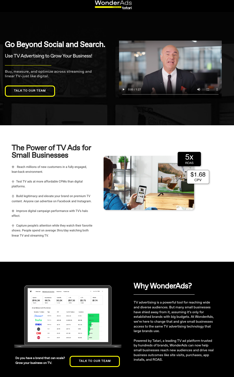 WonderAds Website - how to avoid marketing scams