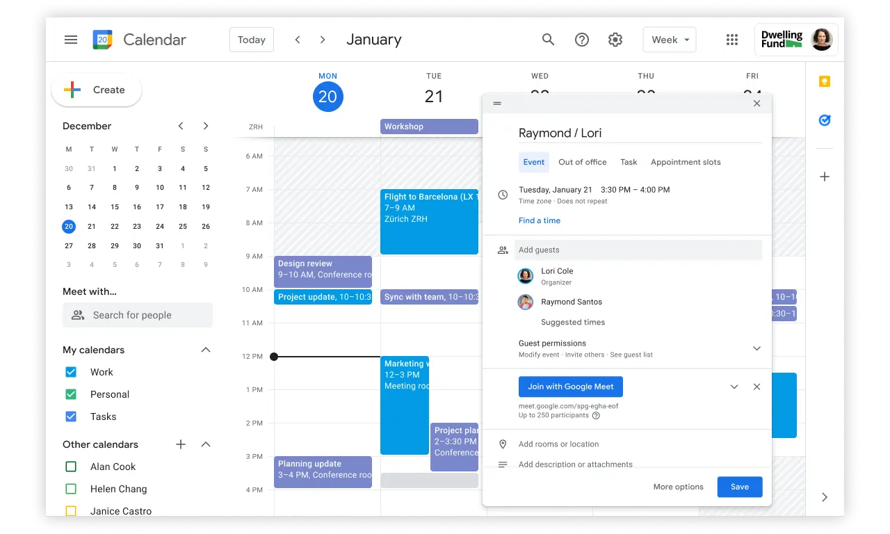 Google Calendar