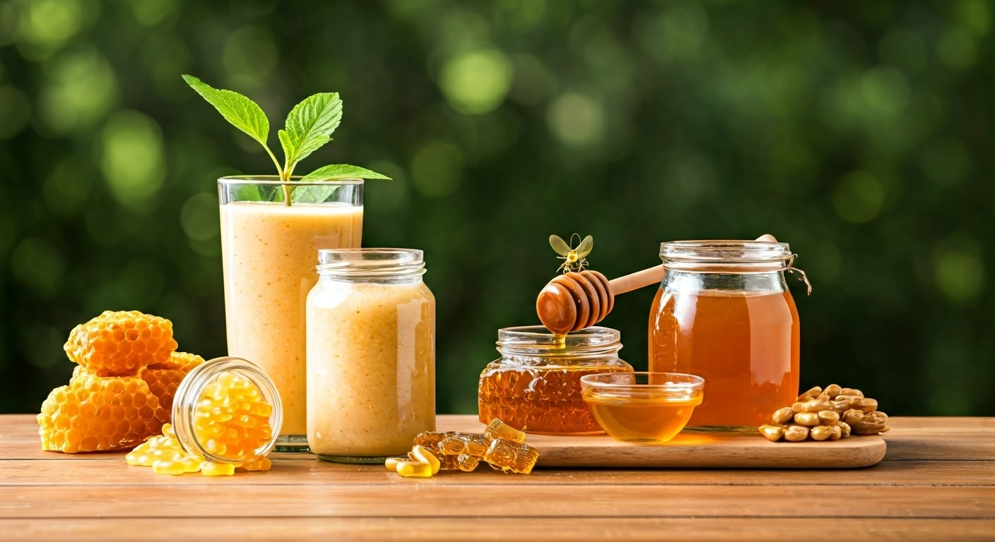 Different ways to consume royal jelly